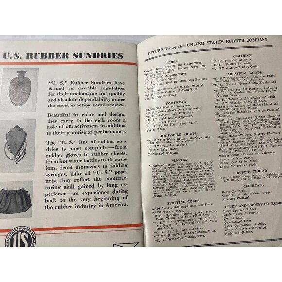 1934 United States Rubber Company Century Of Progress Booklet - Picture 7 of 8